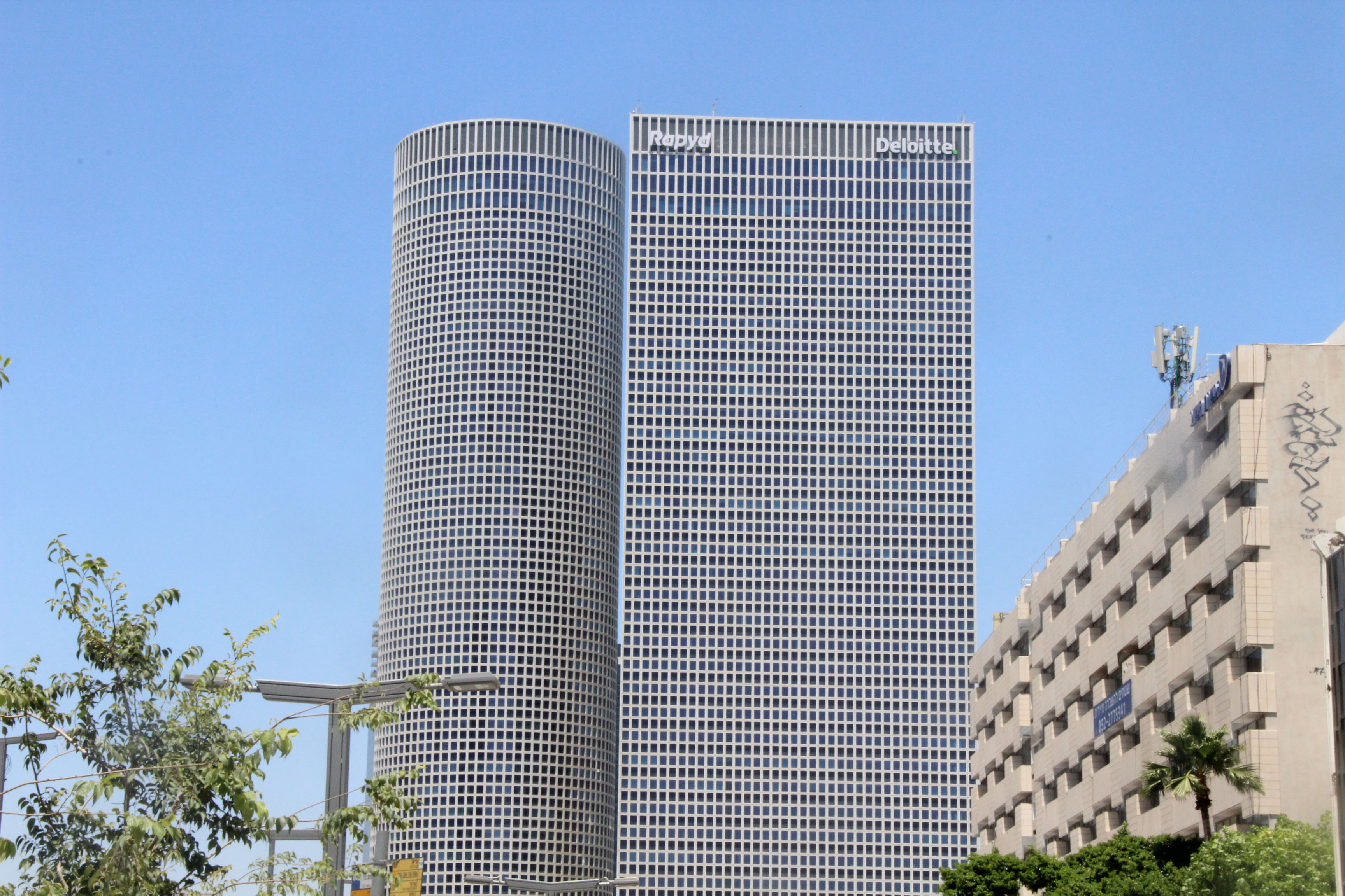 Business center in Azreali towers